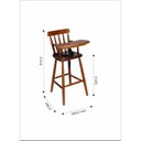 Ver imagem 3 de Cadeira para Sala de Jantar Refeição Nozes Deiss