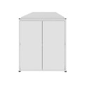 Ver imagem 6 de Mesa Escrivaninha 170cm X 60cm e Armário 2 Portas F5 Office Cor:branco