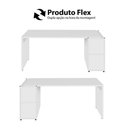 Ver imagem 7 de Mesa Escrivaninha 170cm X 60cm e Armário 2 Portas F5 Office Cor:branco