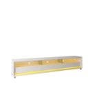 Ver imagem 2 de Rack para TV até 75 Polegadas com LED com Rodízios Requinte 211cm 
