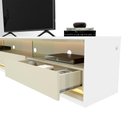 Ver imagem 6 de Rack para TV até 75 Polegadas com LED com Rodízios Requinte 211cm 