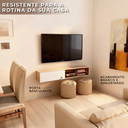 Ver imagem 2 de Rack Suspenso Tower 126cm para TV 55" Byhouse