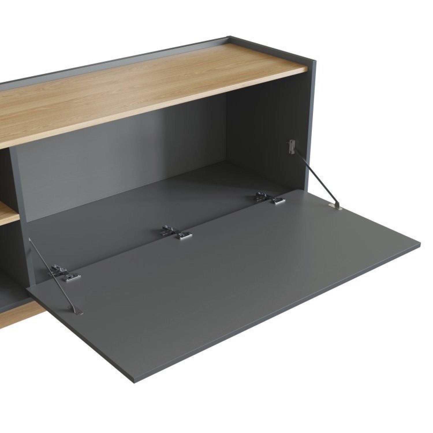Sala de Estar Completa Rack Asti para TV até 60 Polegadas com Mesa de Centro Bari Completa Móveis - 5