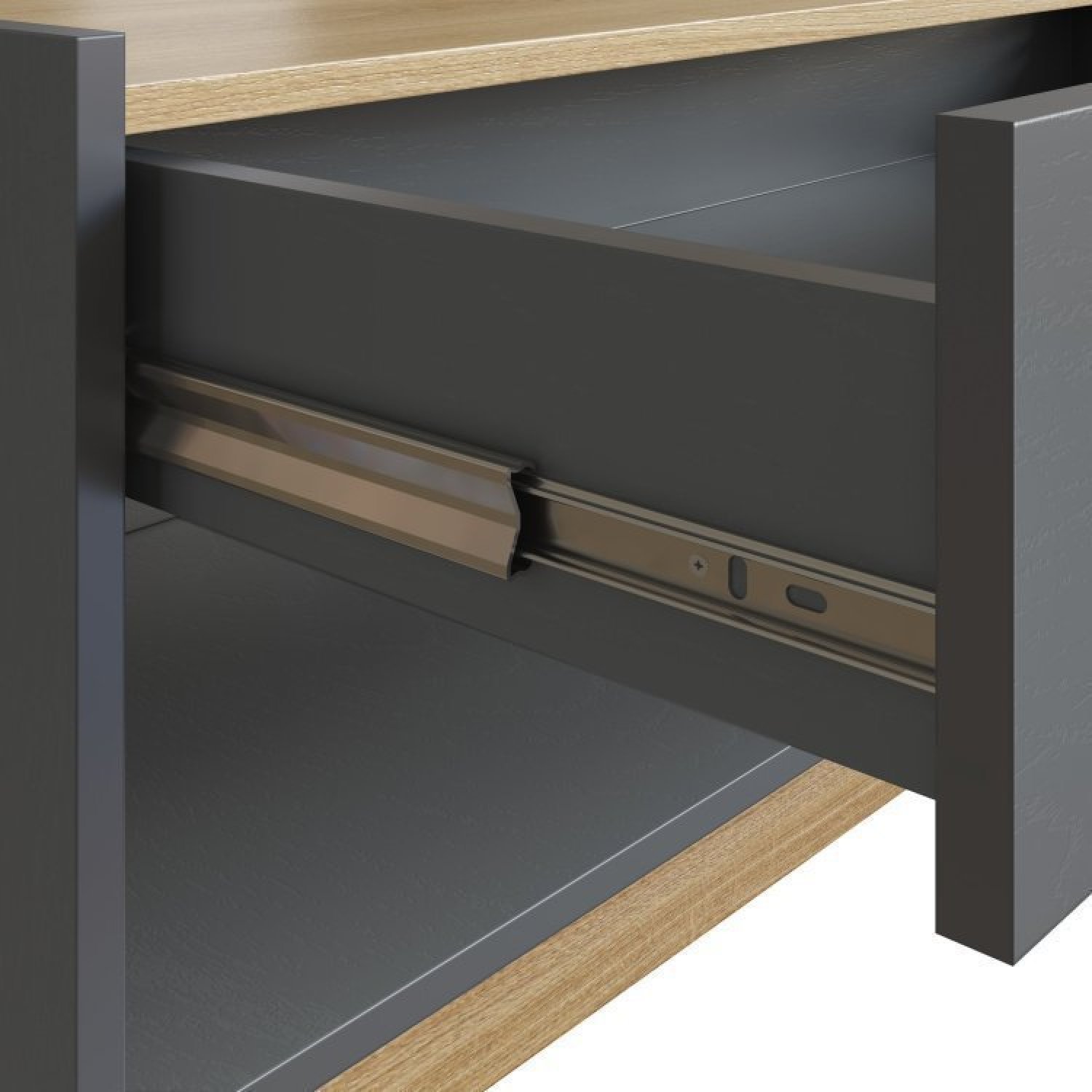 Sala de Estar Completa Rack Asti para TV até 60 Polegadas com Mesa de Centro Bari Completa Móveis - 8
