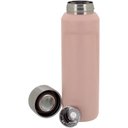 Ver imagem 2 de Just Life Garrafa Térmica 23x7x7cm 500ml Inox Rosa Parede Dupla