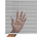 Ver imagem 2 de Persiana Horizontal 16mm Liso 1,20 X 1,60 Cimento