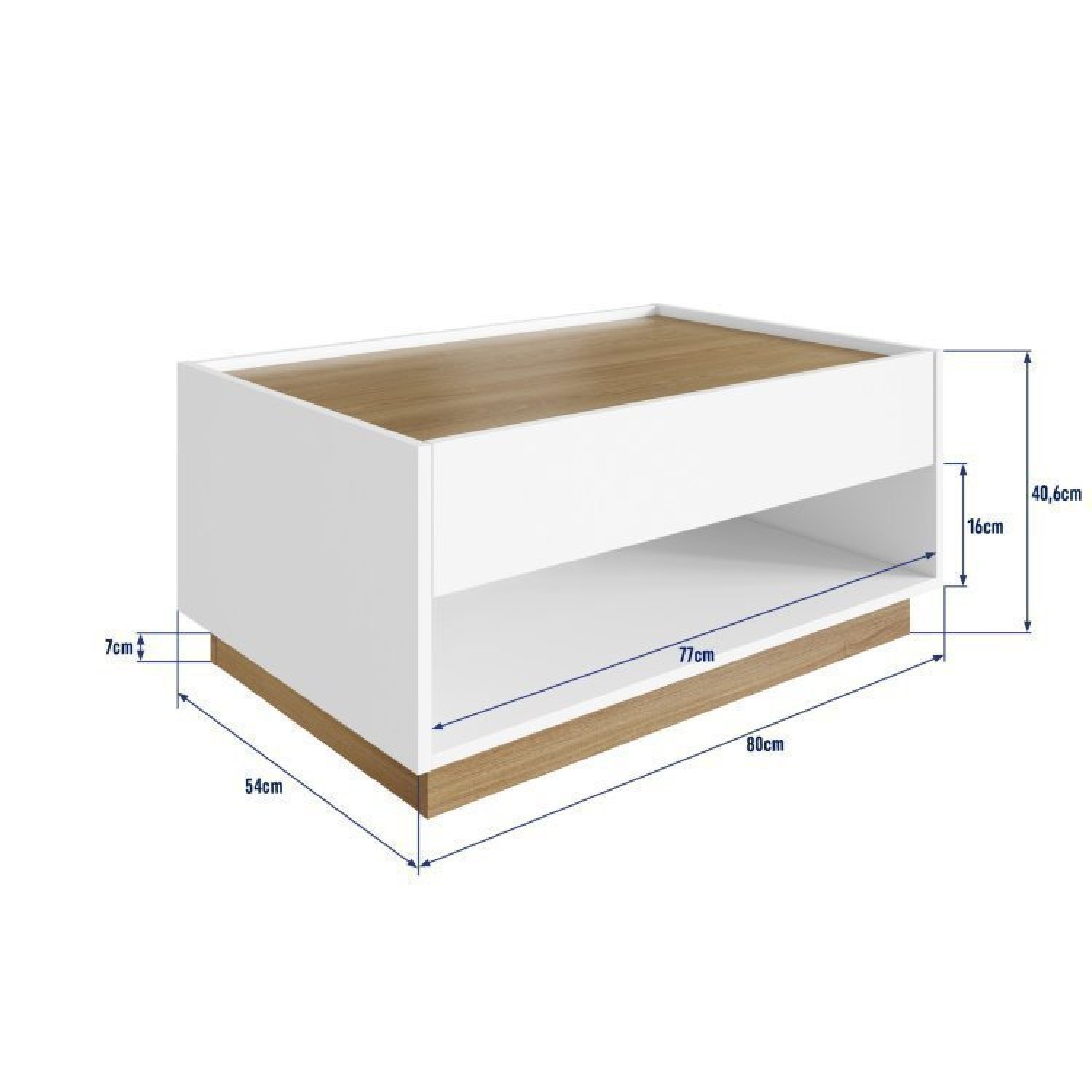 Conjunto Painel para TV até 55 Polegadas com Mesa de Centro Cremona Completa Móveis - 8