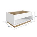 Ver imagem 7 de Conjunto Painel para TV até 55 Polegadas com Mesa de Centro Cremona Completa Móveis