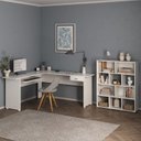 Ver imagem 2 de Conjunto Sala de Estar: Escrivaninha Cannes + 2 Estante Book