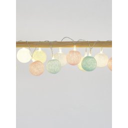 Bolinhas de Luz Cormilu Led, À Pilha, 10 Bolas, 1.5m, (candy Colors) - 4