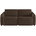 Ver imagem 3 de Sofá Cama para Sala de Estar 2 Lugares 196cm Montserrat K01 Veludo Marrom - Lyam Decor