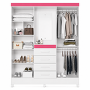 Ver imagem 3 de Guarda-Roupa Casal Atenas 4 Portas 4 Gavetas Moval