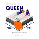 Ver mais imagens de Conjunto Box Baú Cinza Durban Cinza Espuma D28 Queen 158x198x64 - King House