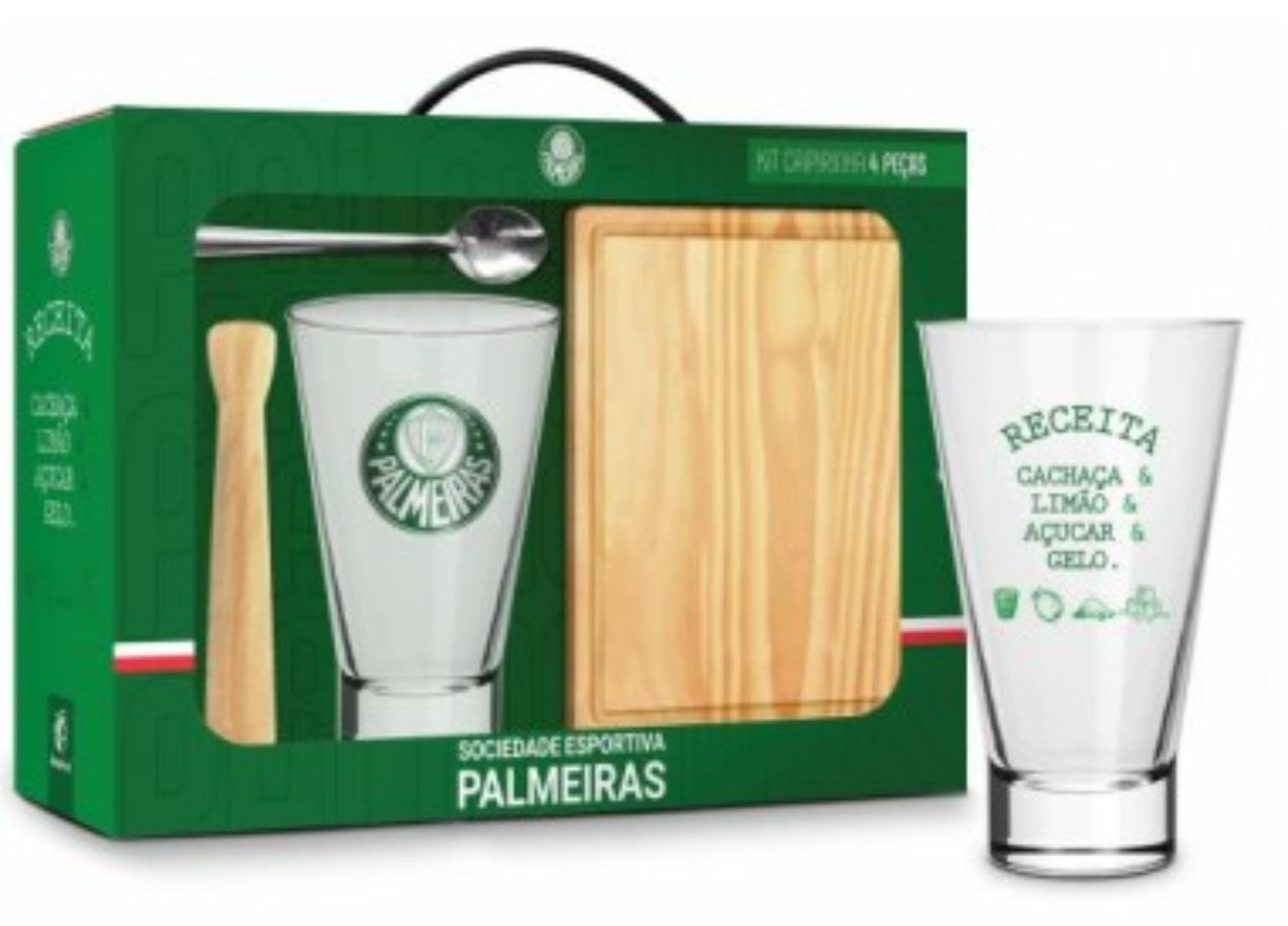 Kit Copo Caipirinha Grande - Palmeiras Verdão Oficial