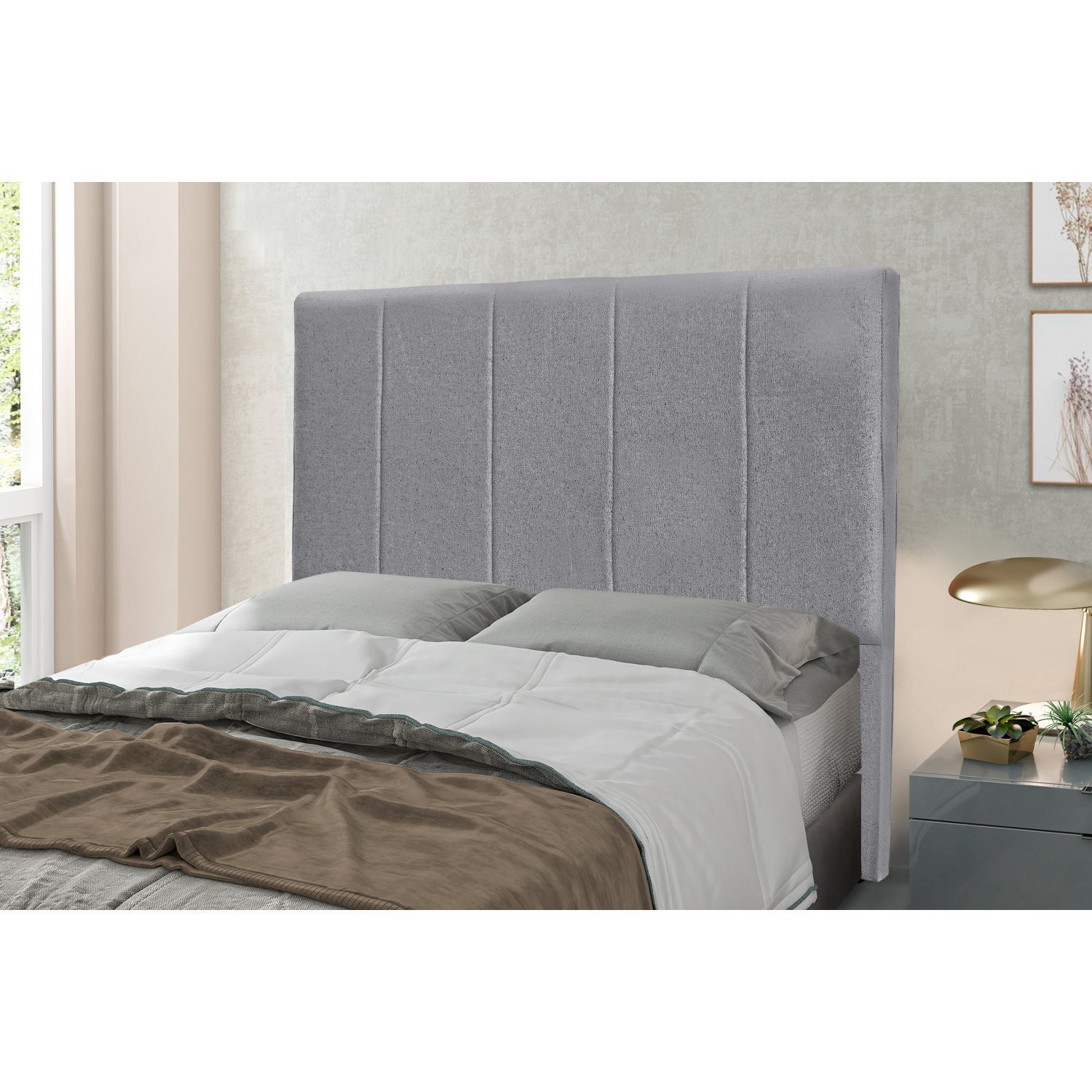 Cabeceira King 195cm Linho Ravenna - 1