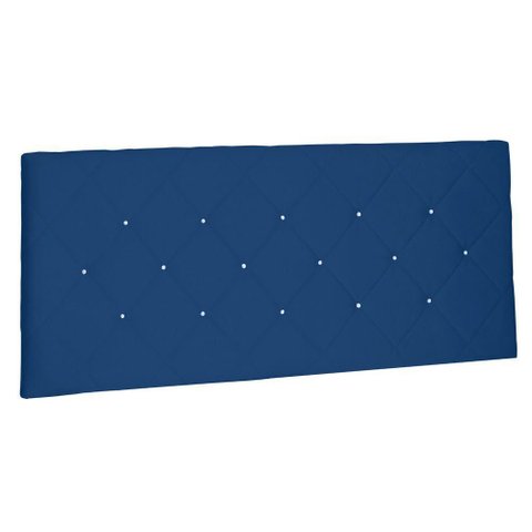 Cabeceira King Tânia 195cm Azul Marinho
