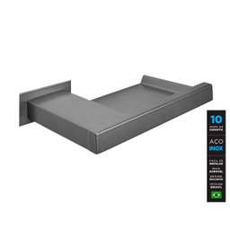 Saboneteira Inox Grafite - Kromus RT0303G - 2