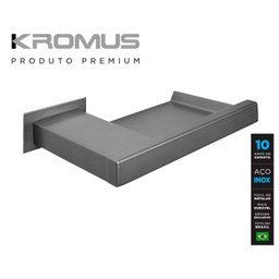 Saboneteira Inox Grafite - Kromus RT0303G - 3