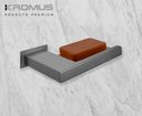 Ver imagem 5 de Saboneteira Inox Grafite - Kromus RT0303G