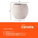 Ver imagem 3 de Vaso Canela Pedra 34 Terrano