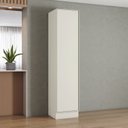 Ver imagem 1 de Paneleiro 1 Porta 5 Prateleiras 50cm MDF Fineze Bege/Areia