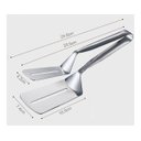 Ver imagem 4 de Kit 2 Pegador Duplo Twin Inox Porções Salgados Frituras Assados Restaurante