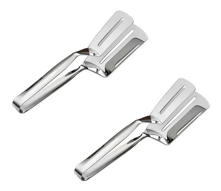 Kit 2 Pegador Duplo Twin Inox Porções Salgados Frituras Assados Restaurante