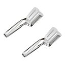 Ver imagem 1 de Kit 2 Pegador Duplo Twin Inox Porções Salgados Frituras Assados Restaurante