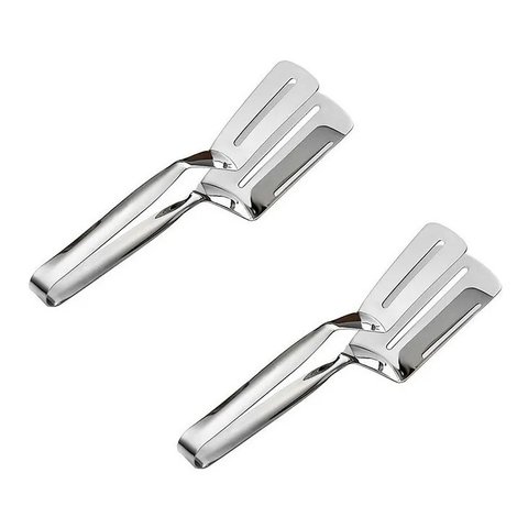 Kit 2 Pegador Duplo Twin Inox Porções Salgados Frituras Assados Restaurante