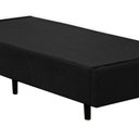 Ver imagem 2 de Base Box Solteirão Suede HomeQueen Preto 40x96x203
