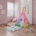 Ver imagem 1 de Cabana Tenda Infantil Princesas Disney Pura Magia