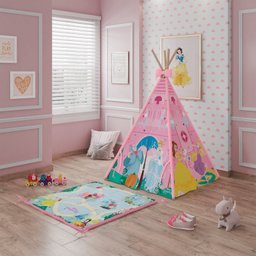 Cabana Tenda Infantil Princesas Disney Pura Magia - 2