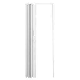 Porta Sanfonada de PVC 135x210cm AZN - Branco Gelo - 4