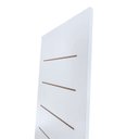 Ver imagem 3 de Folha de Porta de Madeira 210x82cm Cristal Primer Uniportas Branco
