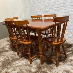 Conjunto Piratini 160x80 com 6 Cadeiras Cor:mel - 3