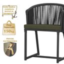 Ver imagem 4 de Mesa e 6 Cadeiras e Noronha Preto E13 Trama Original Preto