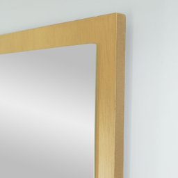 Espelho Quadrado Decorativo Laminado 50cm - Tauari - 4