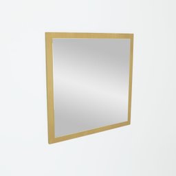 Espelho Quadrado Decorativo Laminado 50cm - Tauari - 3