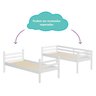 Beliche Infantil Teen Play com Cama Auxiliar e Tenda Madeira Maciça Casatema MadeiraOriginals - 5