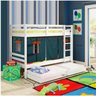 Beliche Infantil Teen Play com Cama Auxiliar e Tenda Madeira Maciça Casatema MadeiraOriginals - 6
