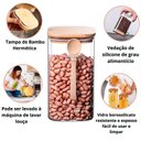 Ver imagem 3 de Pote Hermético Liége Borossilicato e Bambu C/ Colher 1700 Ml- Haüskraft Pote206