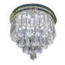 Lustre Plafon de Cristal Legítimo K9 C/ Lâmpadas - 3 Tons + Controle - 3