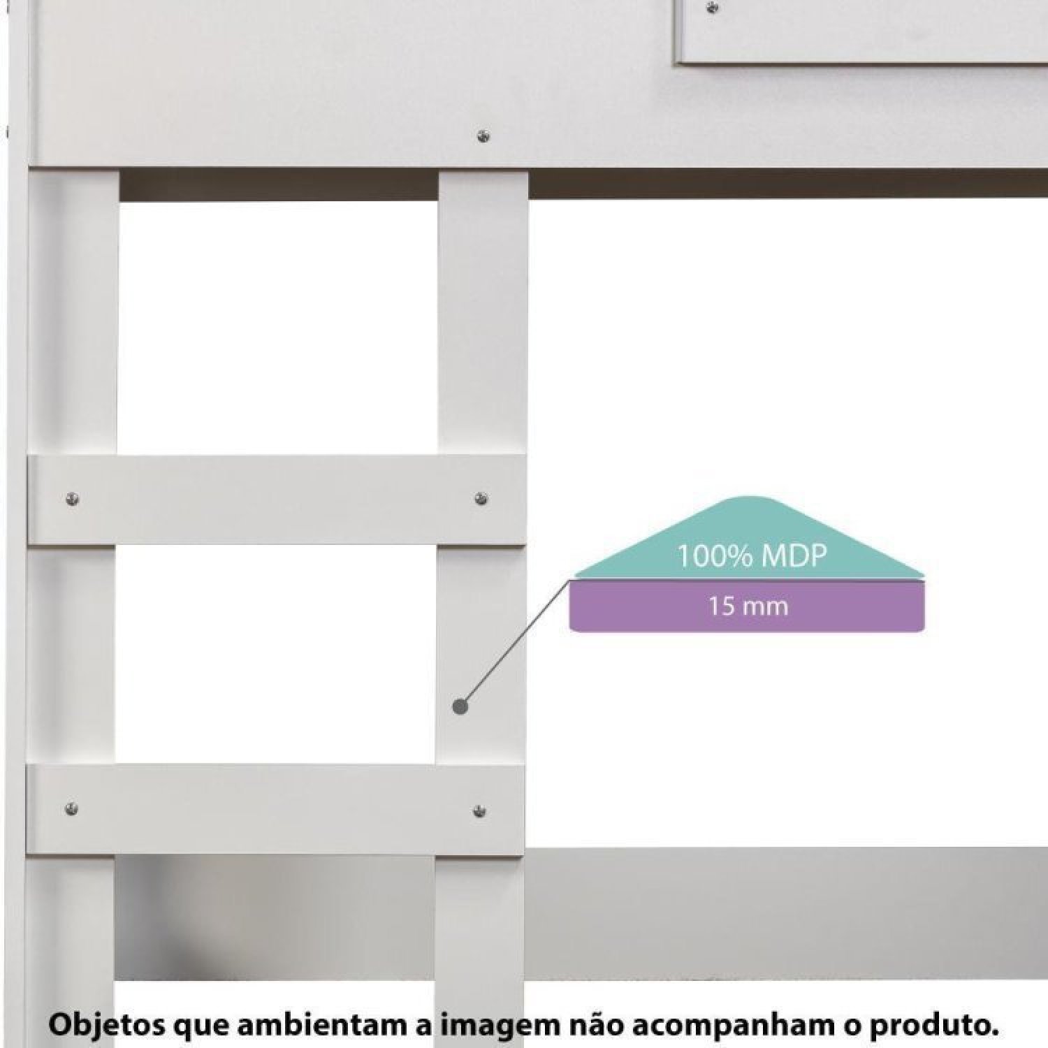 Cama Infantil com Escorregador e Tenda Bombeiros Casatema - 2