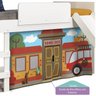 Cama Infantil com Escorregador e Tenda Bombeiros Casatema MadeiraOriginals - 10