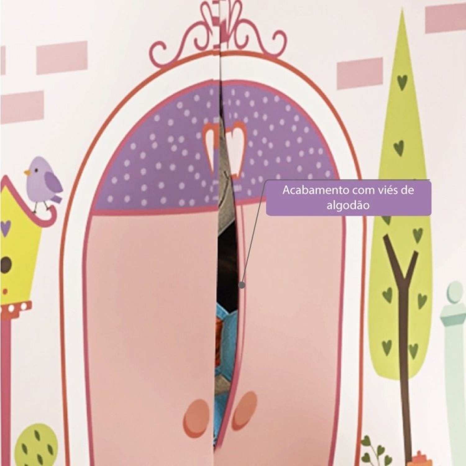 Cama infantil com Escorregador e Tenda Casinha Casatema - 10