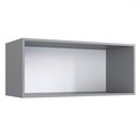 Ver imagem 1 de Armário Aéreo Cozinha Light Cinza - Irm Móveis