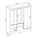 Ver imagem 4 de Guarda Roupa Casal Flash 2 Amêndola Touch - Demóbile