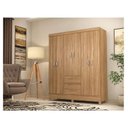 Ver imagem 5 de Guarda Roupa Casal Flash 2 Amêndola Touch - Demóbile