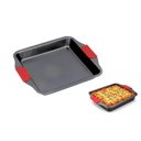 Ver imagem 2 de Assadeira Antiaderente 40x25,5x5,5cm c/ Pegador de Silicone Sl-7874