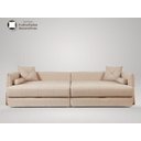 Ver imagem 7 de Sofá Orfeu 2,30m sem Caixa, Retrátil e Reclinável Linho Premium Creme - Netsofas